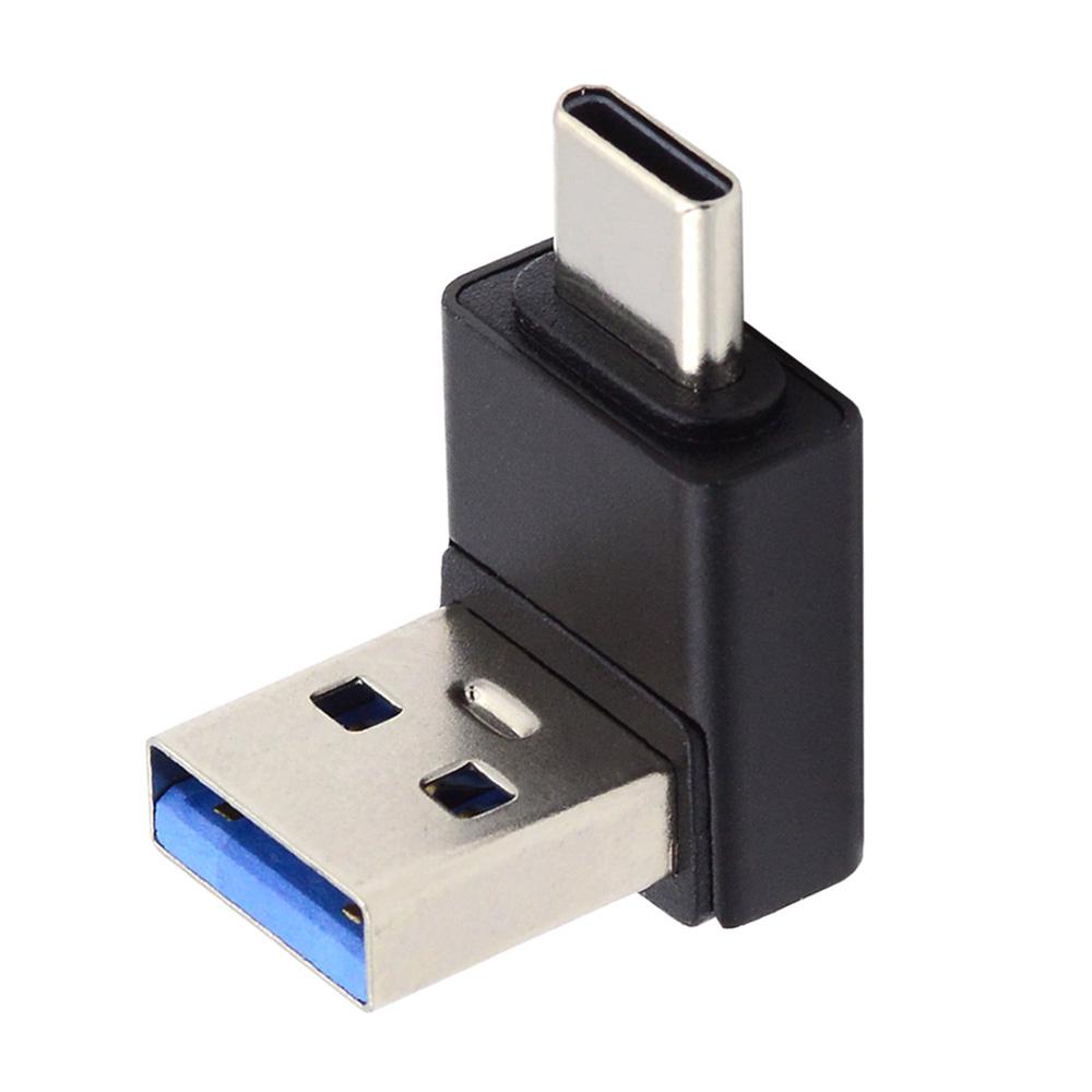 

UC-070-TC005 USB 3.0 USB-A Male to Type-C 3.1 Male Adapter 10Gbps Data Transmission Connector for Laptop Phone As Shown A