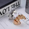1Pcs 3Colors Anime Oosaki Nana Same Rings Punk Gothic Rock Scroll Joint Armor Knuckle Finger Rings Metal Cosplay Jewelry Gifts