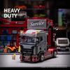 Sattelschlepper Bausteine Set Anhänger Autos MOC Technische Bausteine LKW Traktor Steine Modell Geburtstagsgeschenke für Kinder Jungen Erwachsene