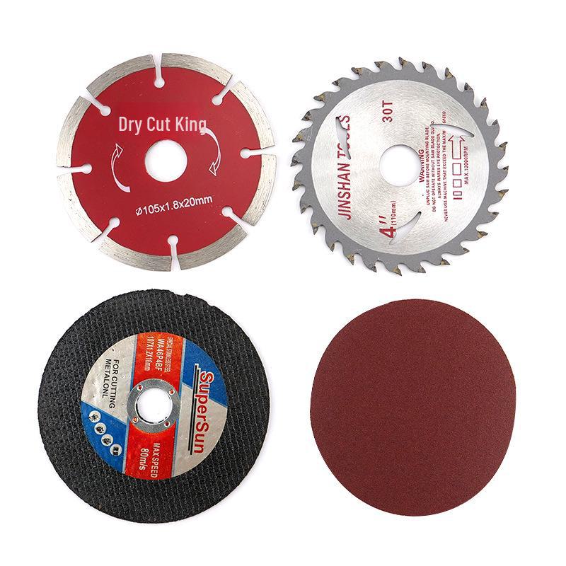 Set de conversie polizor cu unghi variabil și burghiu pentru tăiere și lustruire