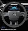 Housse de Volant de Voiture en Cuir C1 C2 C3 C4 C5 C6 ELYSEE VTS Xsara C-Crosser Berlingo Jumpy AIRCROSS C3-XR Accessoires