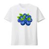 Blueberry Fruit Funny Berry Lover Eater Tee Vintage Washed Stretched Top Everyday Wear Slightly Unisex Streetwear Minimalist Tee