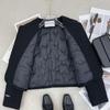 Inner Double Row Button Short Jacket Autumn Winter Elegant Lady Fashion