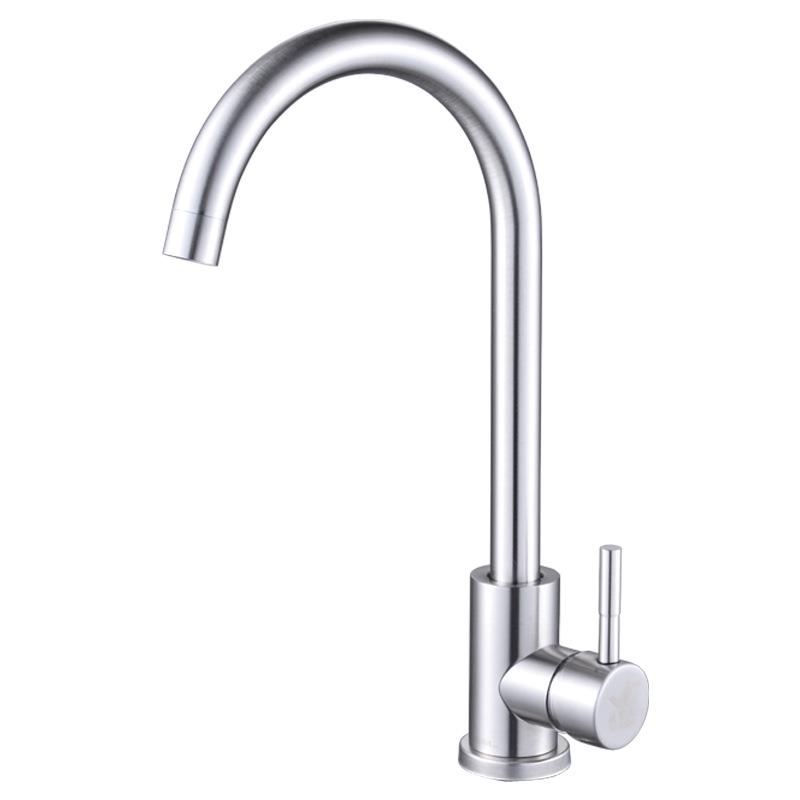 Stainless Steel Kitchen Faucet with Rotating Vegetable Wash Basin