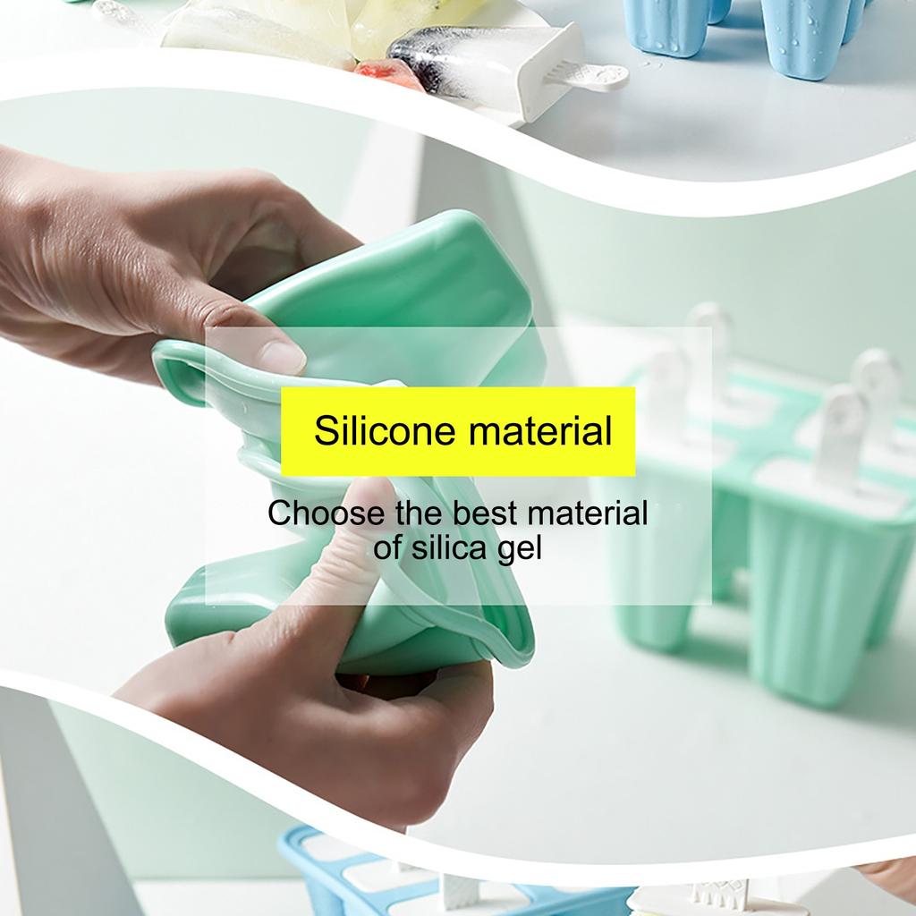 Silicone Ice Box Household Cartoon Diy Ice   Homemade Six Ice 