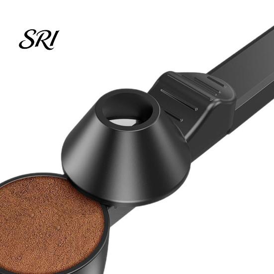 No Spill Coffee Scoop Sliding Spoon Non-Spill Design Long Handle Measuring for Filter Grounds BPA-Free Dishwasher Safe Essential Barista Tool