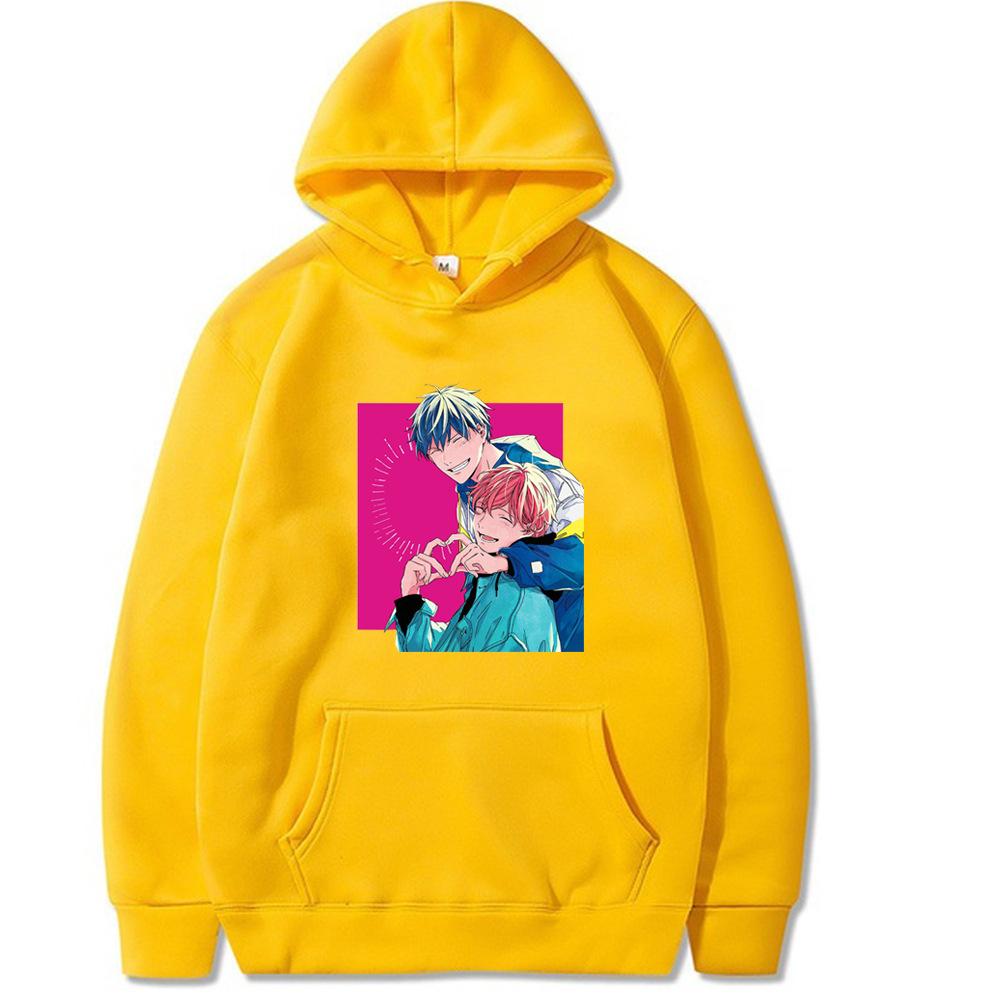 Banana Fish Autunm Winter Printed Men Hoodie Brand Hoody Y2K Clothes Vintage Fashion Casual Unisex Long Sleeve Pullovers