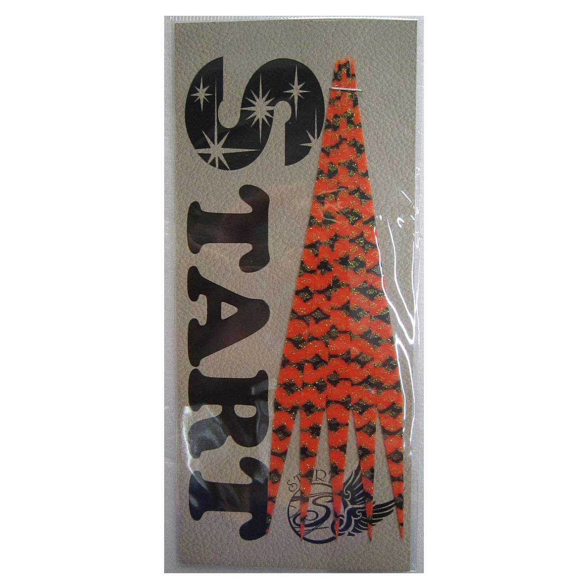 Start Silicone Tie Straight #03 Orange Zebra