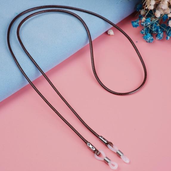 

Eyeglass Wax Cords Are Suitable For Fashion Reading Glasses,Various Eyeglass Accessories As Anti-Slip Anti-Loss Decorative Strap коричневый