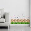 Grass Flower Butterfly Baseboard Skirting Line Wall Sticker Self Adhesive PVC Living Room Bedroom Corner Decor