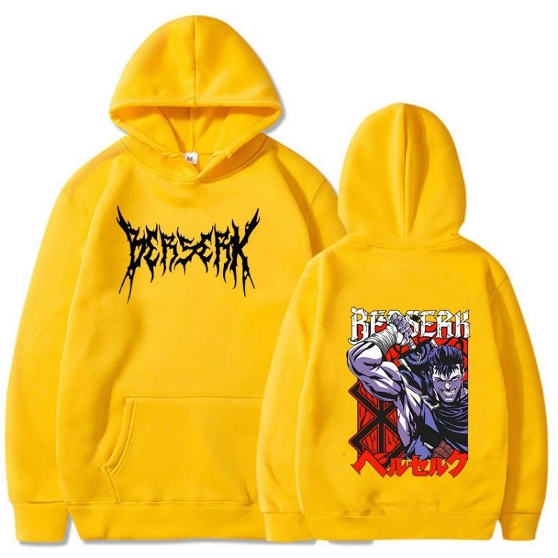 Berserk dark print student loose sweater hoodie