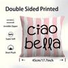 Ciao Bellas Italy Cushion Cover Decorative Pillow Sofa Home Decor Case Pillow Cases