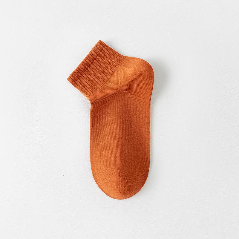 

Жіночі Весняно-Осінні Не Сковзують з Антибактеріальним Дезодорантом Дихаючі Вологовідвідні Бавовняні Шкарпетки-слідки 1 pair кораловий