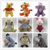 1piece Winnie the Pooh Eeyore Donkey Tigger Piglet Pig Rabbit Heffalump Elephant Owl Plush Toy Cute Stuffed Animals Kids Toys