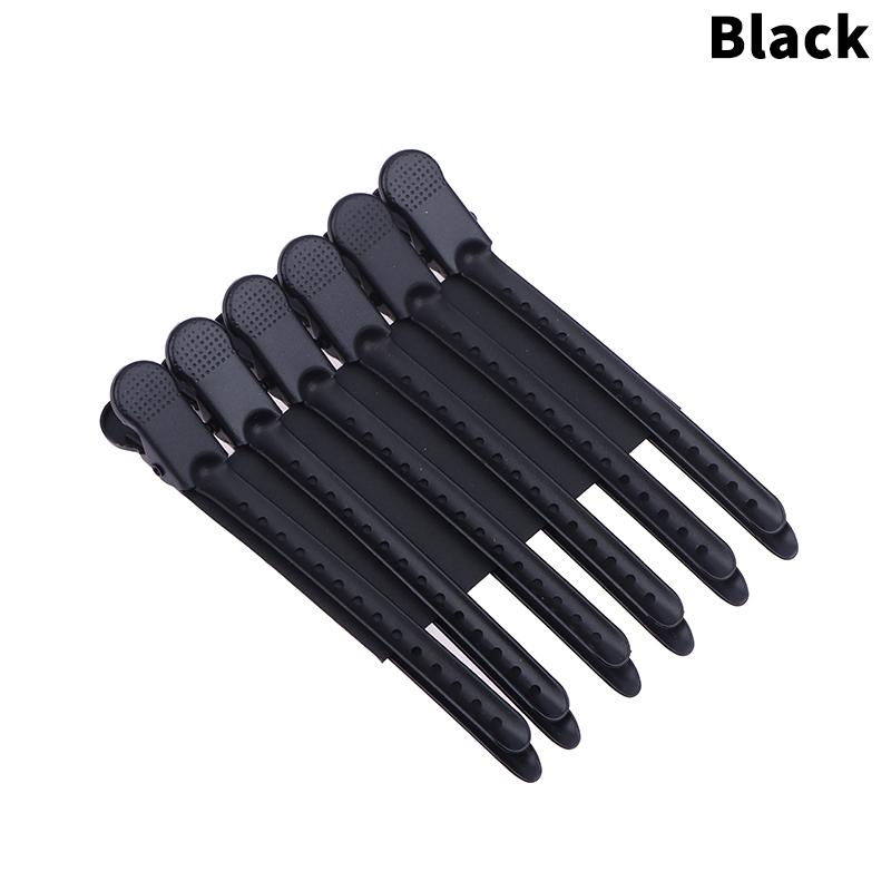 סט 12 קליפסים לשיער חבילה קליפס ברווז קליפס שיער מתכתי קליפס למספרה קליפס קבוע לכלי עיצוב לסלון ולבית