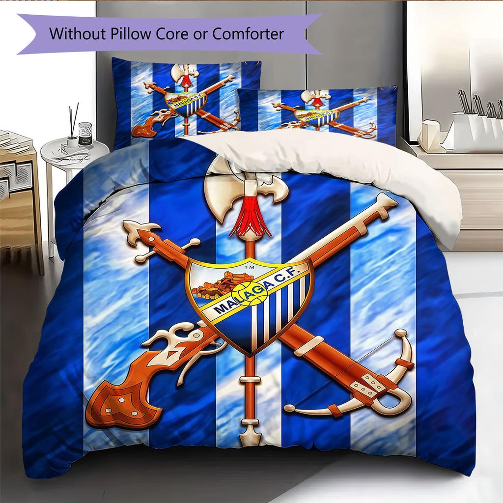 Málaga Bedding Quilt Set Quilt Cover Pillowcase Home Decoration Birthday Gift (1 * duvet cover + 2 * pillowcase, without core)