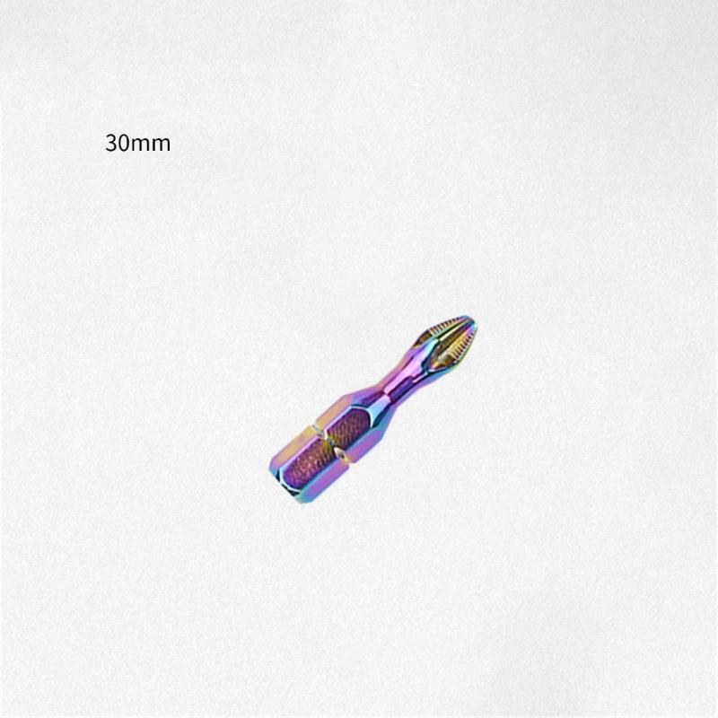6/10/20Pcs Antislip Screwdriver Bit 1/4inch Hexagonal Shank Magnetic Crossing Screwdriver Bit Set Bit Attachment