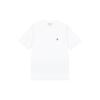 MLB Base Logo T Shirts Unisex White Crew Neck Moderate Straight Fit 3ATS01023-50WHS