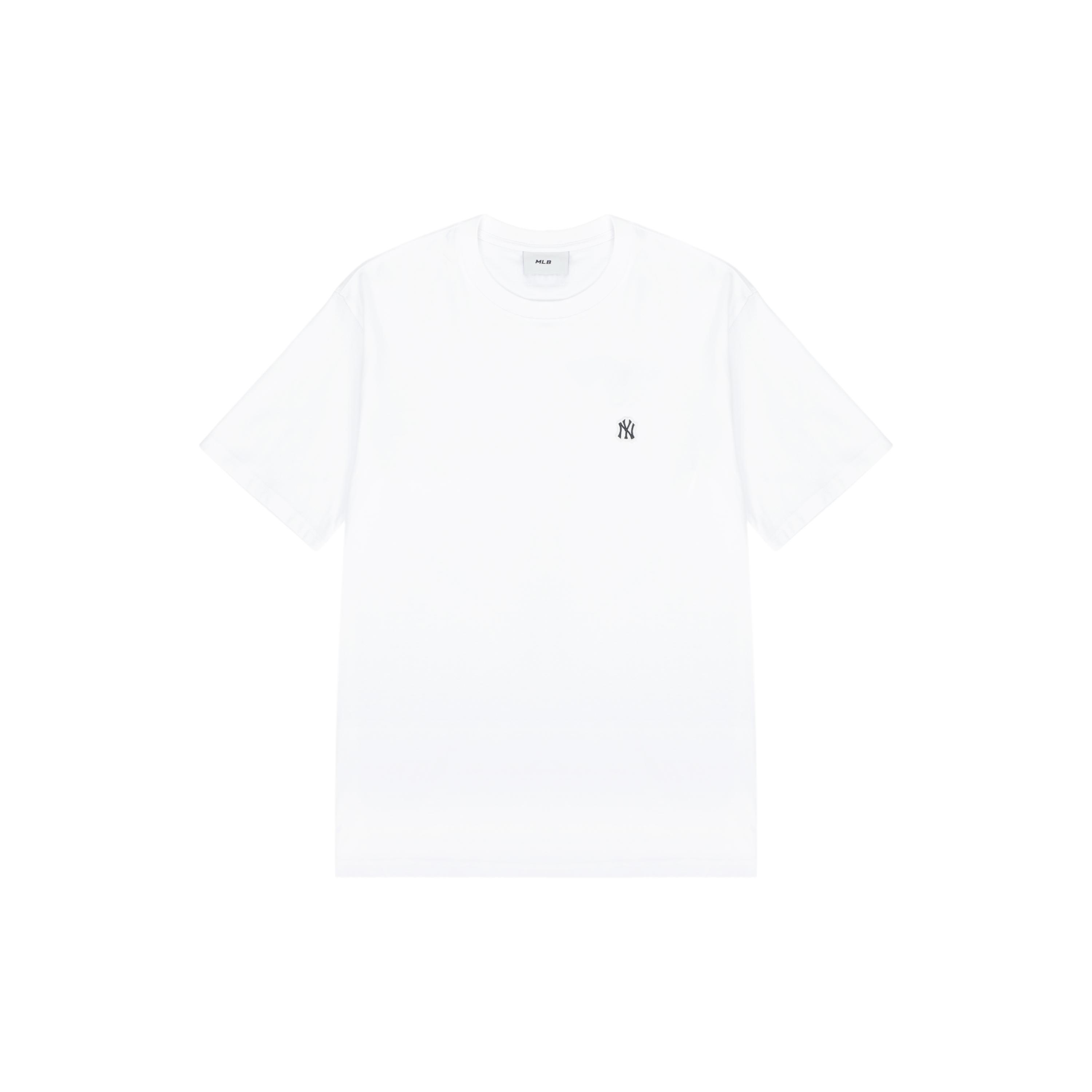 MLB Base Logo T Shirts Unisex White Crew Neck Moderate Straight Fit 3ATS01023-50WHS XS