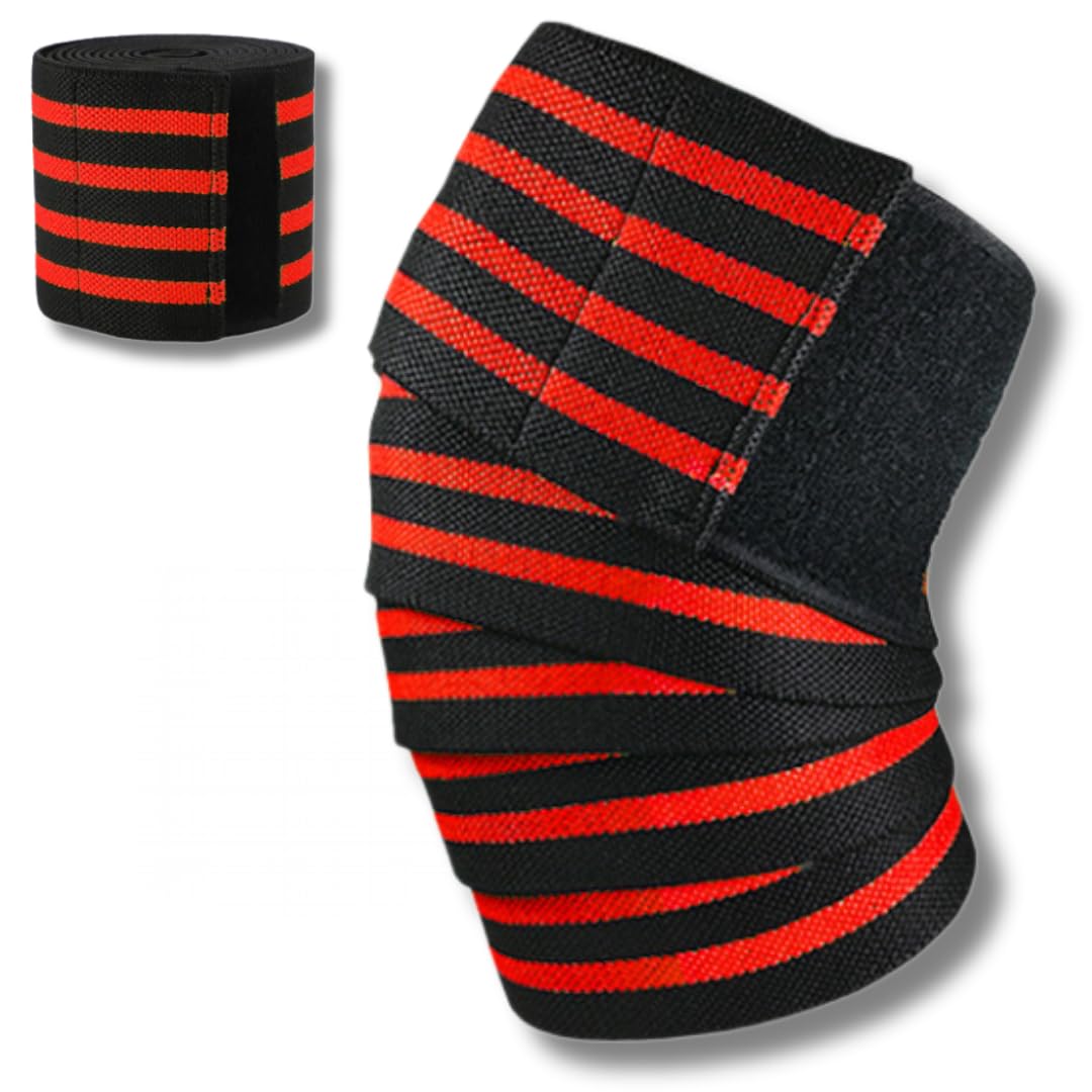 

Capprecier Knee Knee for Strength Training Belt with Compression and Stretchy Suitable for Men and and 4 Support, Wrap, Training, Wrap-around Support,