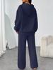 Autumn/Winter Oversized Hoodie & Wide-Leg Pants Sportswear Set