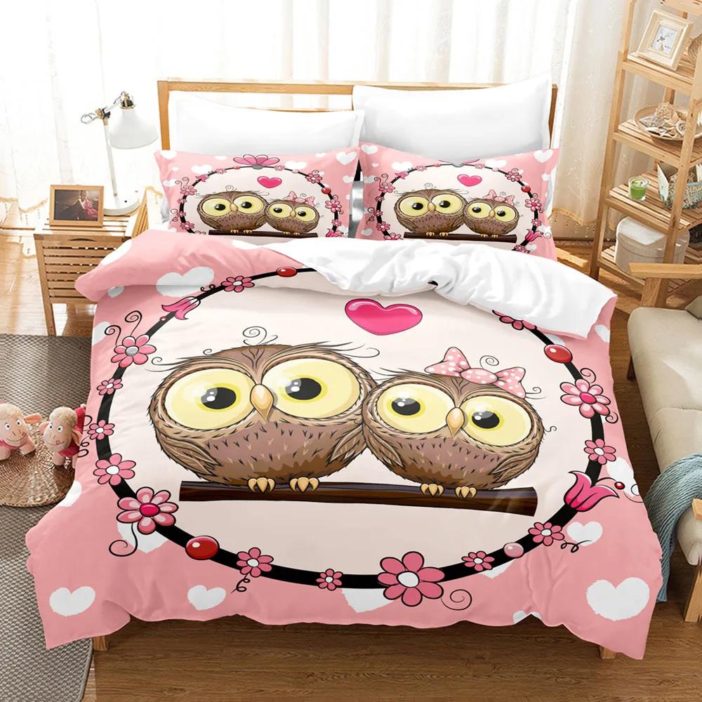 Happy Birthday Bedding Set Cute Cartoon Duvet Cover Sets Kids,twin Full Queen King Bedroom Set Home Textile Bed Comforter Set