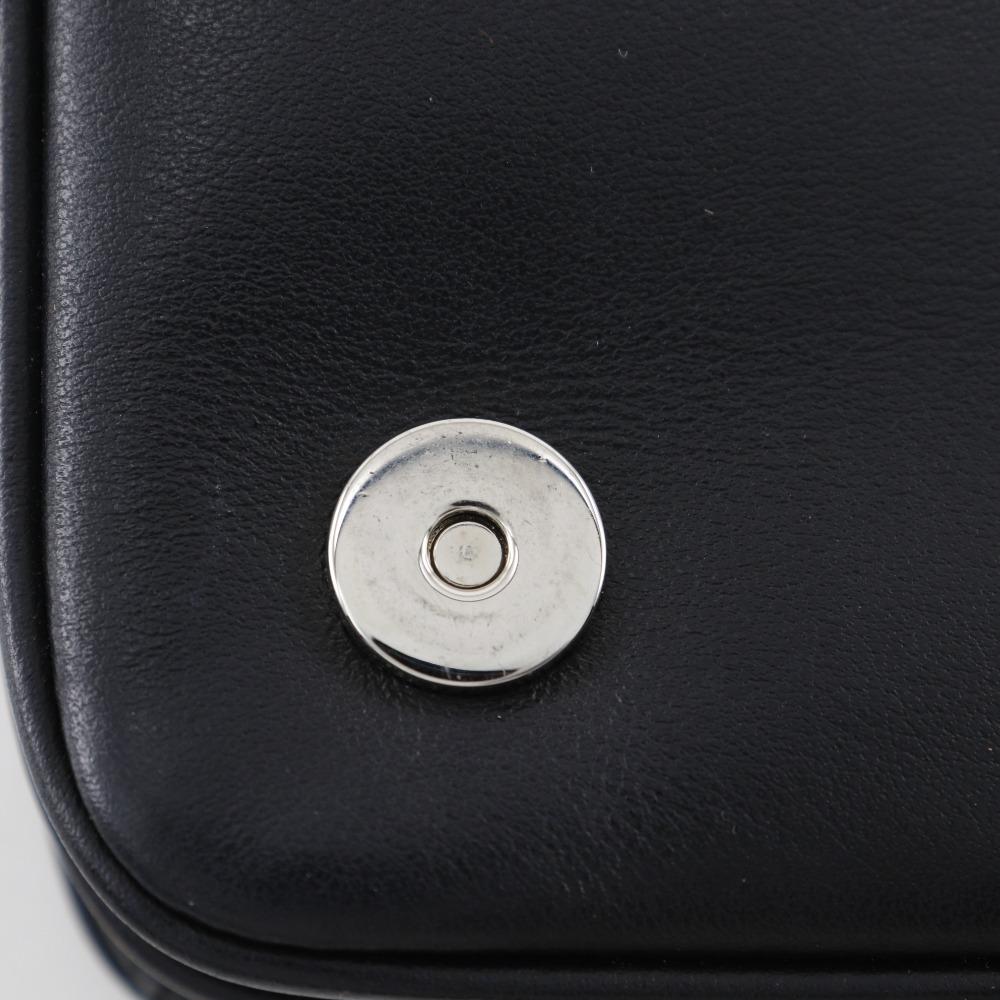 PRADA ChainShoulder Shoulder Bag punching black Nylon Women Used