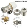 DN15/DN20 Brass Angle Temperature Control Valve Thermostatic Regulating Valve Without Thermostatic Head For Radiator Valve Parts