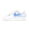 Air Force 1 Slip Resistant, Abrasion Resistant, Lightweight Low Top Skateboard Shoes Women's Blue White DD8959-100(Team74-)