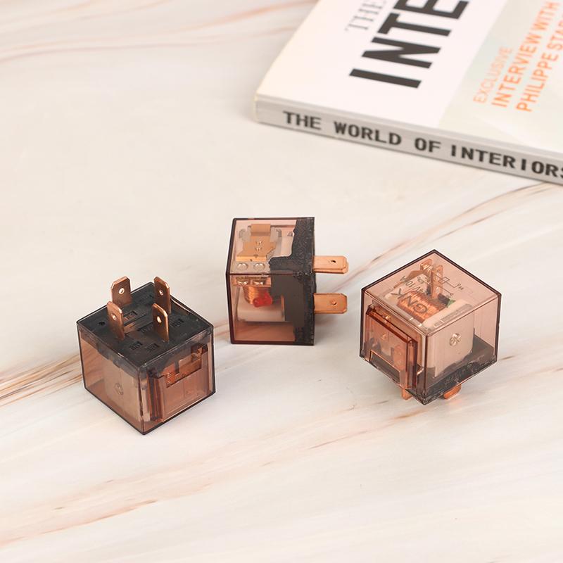 Dc 12V 24V Waterproof Automotive Relay 4/5Pin Spdt Car Control Device 100A With Light Car Relays Control Switch