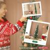 Artificial Christmas tree 180 cm, slim Christmas tree, 321 tips, easy to assemble and store, for home office, green