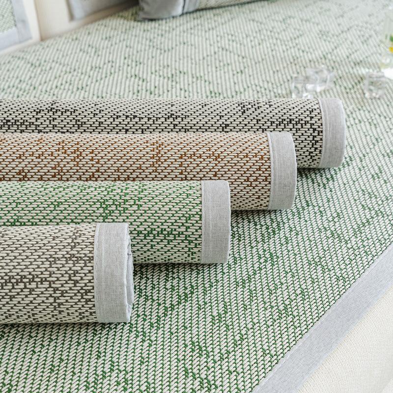 Summer Ice Silk Rattan Sofa Cushion, Mat Cushion, Non-Slip And Breathable Advanced New Cold Sofa Seat Cushion