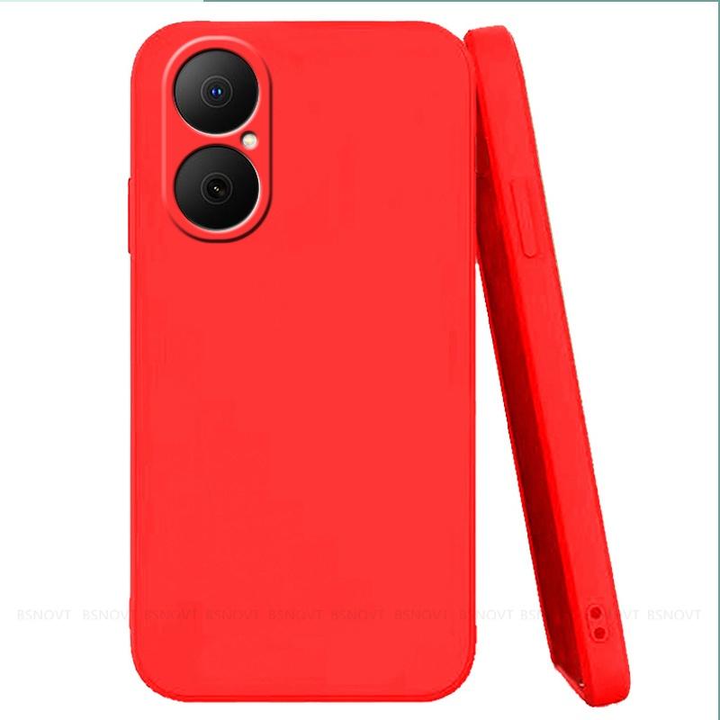 

Для Huawei Nova Y73 Чехол Крышка Huawei Nova Y73 Capas Противоударный Бампер для Телефона ТПУ Оригинальный Жидкий Силикон Fundas Huawei Nova Y73 Huawei Nova Y73 красный