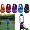 Small Rope Pulley Aluminum Alloy Outdoor Climbing Pulley 20KN Single Pulley Climber Arborist Fixed Pulley Easy To Use