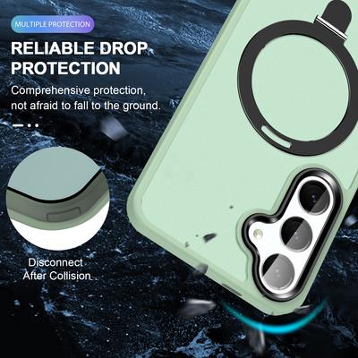 Για Samsung Galaxy S24 Θήκη PC+TPU Μαγνητικός Δακτύλιος Στήριγμα Προστατευτικό Κάλυμμα Τηλεφώνου