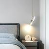 Nordic Minimalist Led Chandelier Adjustable Angle Spotlight Bedroom Reading Living room Chandeliers Decor Hanging Bedside Lights