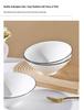 Nordic Ceramic 8" Noodle Bowl - Creative, Simple, Versatile for Rice, Soup, and Instant Noodles