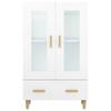 Highboard White 70 x 31 x 115 cm Particle Board