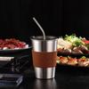 with Straw Coffee Cup Durable Travel Mug New Water Cup  Outdoor