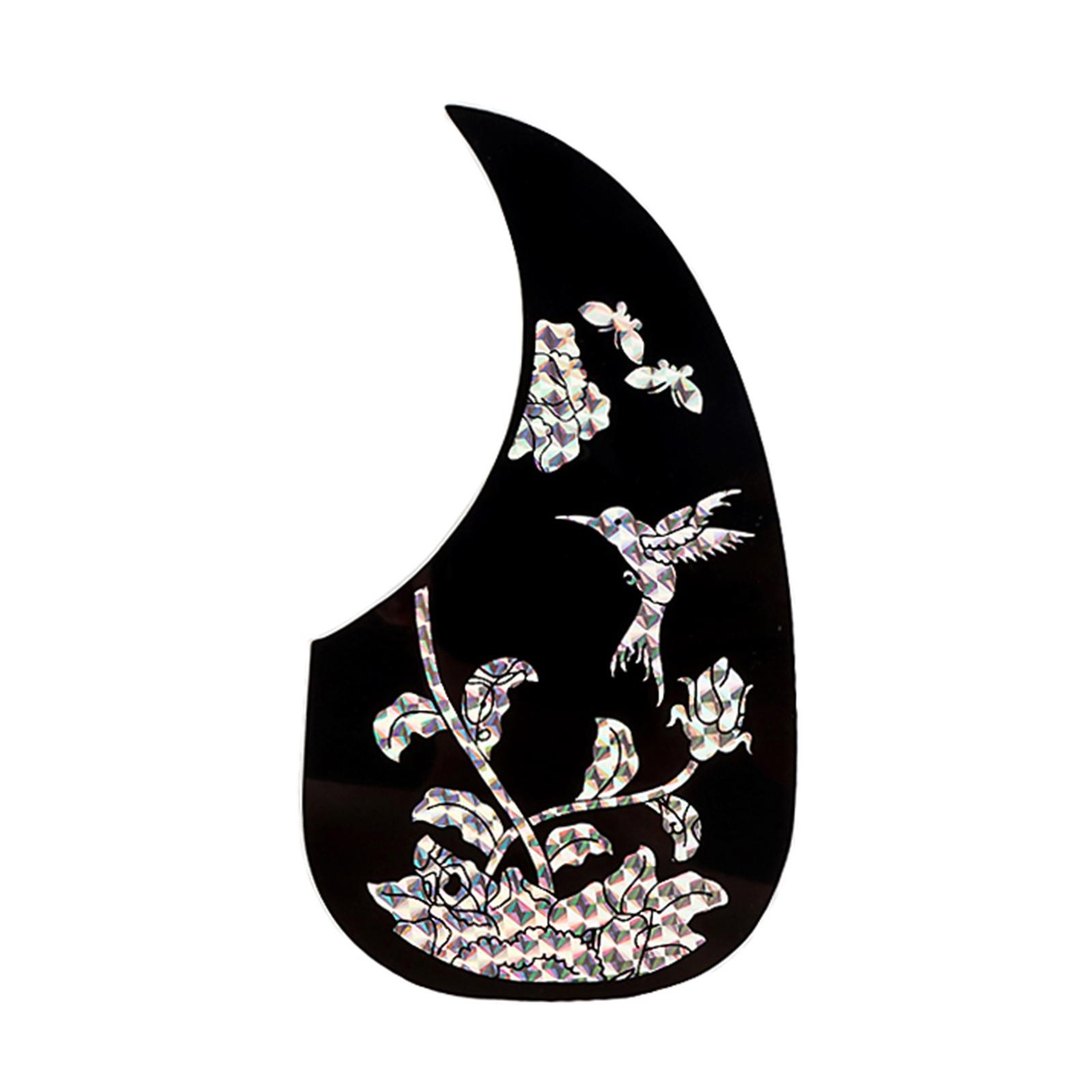 

Наклейка на накладку для акустической гитары, защита от царапин, чистый лист, самоклеящаяся задняя пластина для большинства гитар