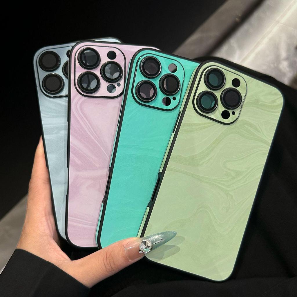 Etui Apple 17 Pro Max z pełnym pokryciem i efektem fal wodnych, precyzyjny otwór na powietrze, skórka ochronna na 13/14