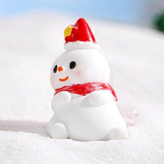 Nützliche Weihnachtsfigur aus Kunstharz, stilvolle, feine Verarbeitung, Sammlerstück