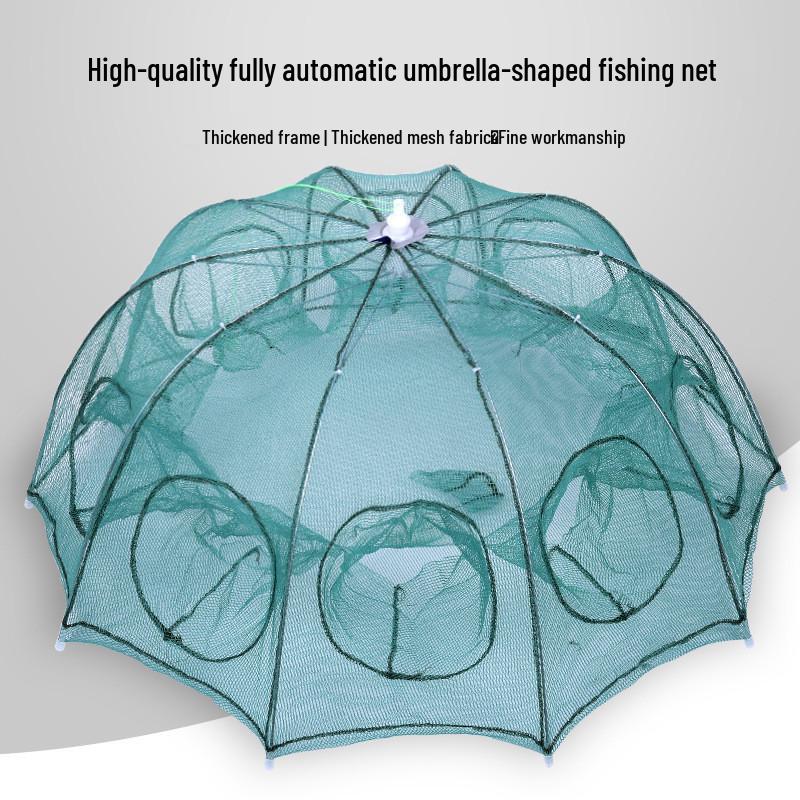 Automatic Folding Umbrella Fish Trap and Protector