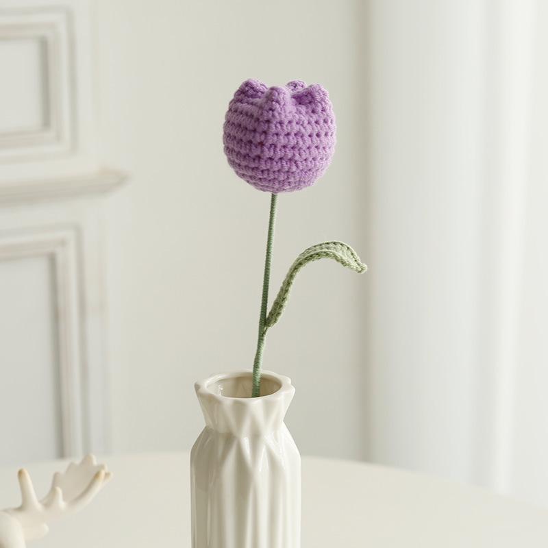 Girasol Crochet Ramo Flor de Hilo - Regalo Hecho a Mano para el Día del Maestro