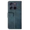 IDEWEI For Motorola Moto G Stylus 5G (2025) Case Leather Wallet Phone Cover Stand Calf Texture