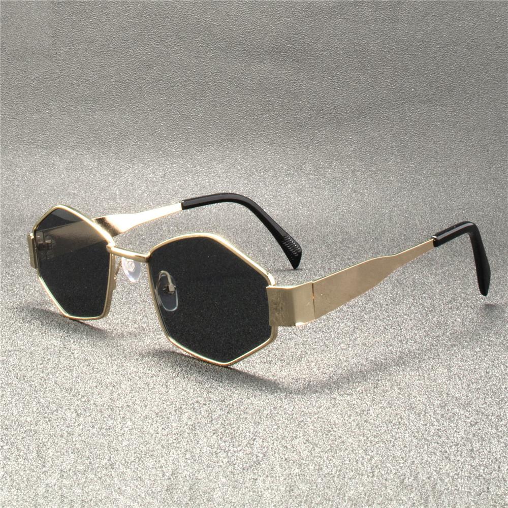 Vintage Punk Style Sunglasses Men Retro Round Metal Frame Women Sun Glasses Fashion Eyewear