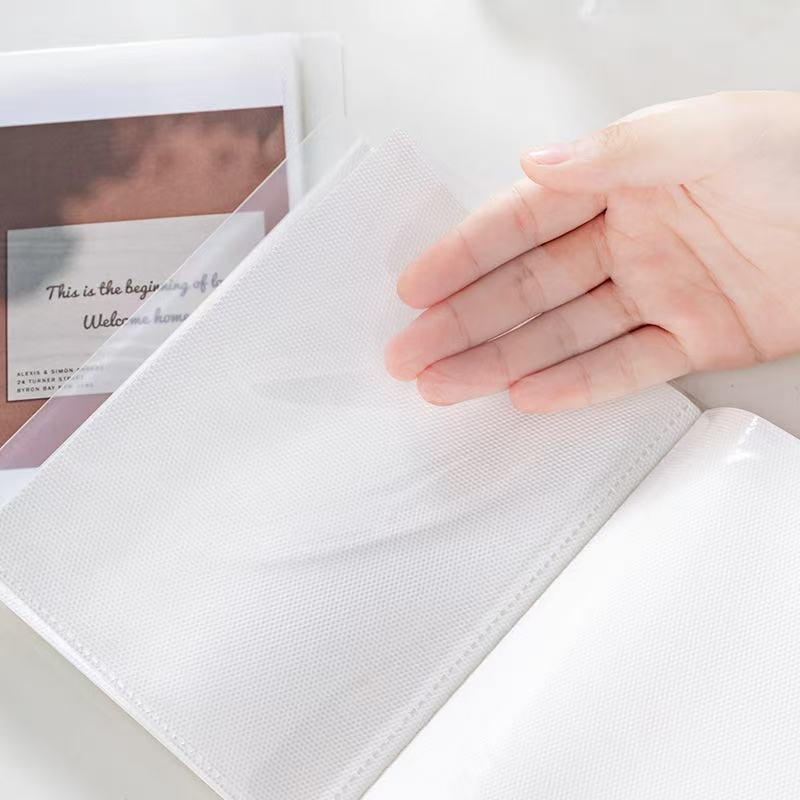 Elegant and Minimalist Polaroid Frosted PP Photo Album Large Capacity Pocket Storage Book Multi Specification Inf