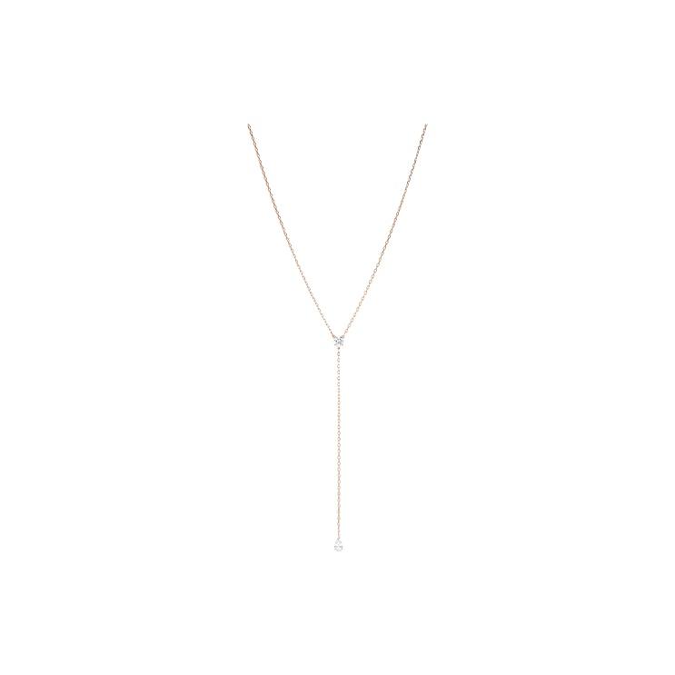 

Swarovski Attract Soul Y Necklace Rose Gold Plated White Women necklace 5539007 White