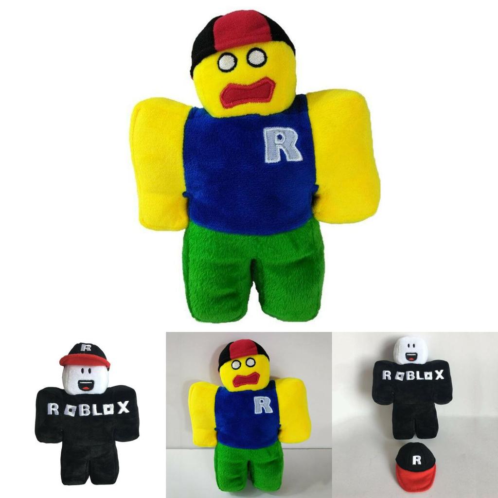 Nuevo Peluche Clásico de Roblox Muñeco de Peluche Suave con Sombrero de Roblox Removible para Niños Regalo de Navidad