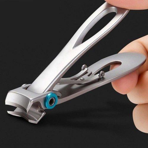 

Non-stick nail clipper toenail clipper stainless steel clean silver